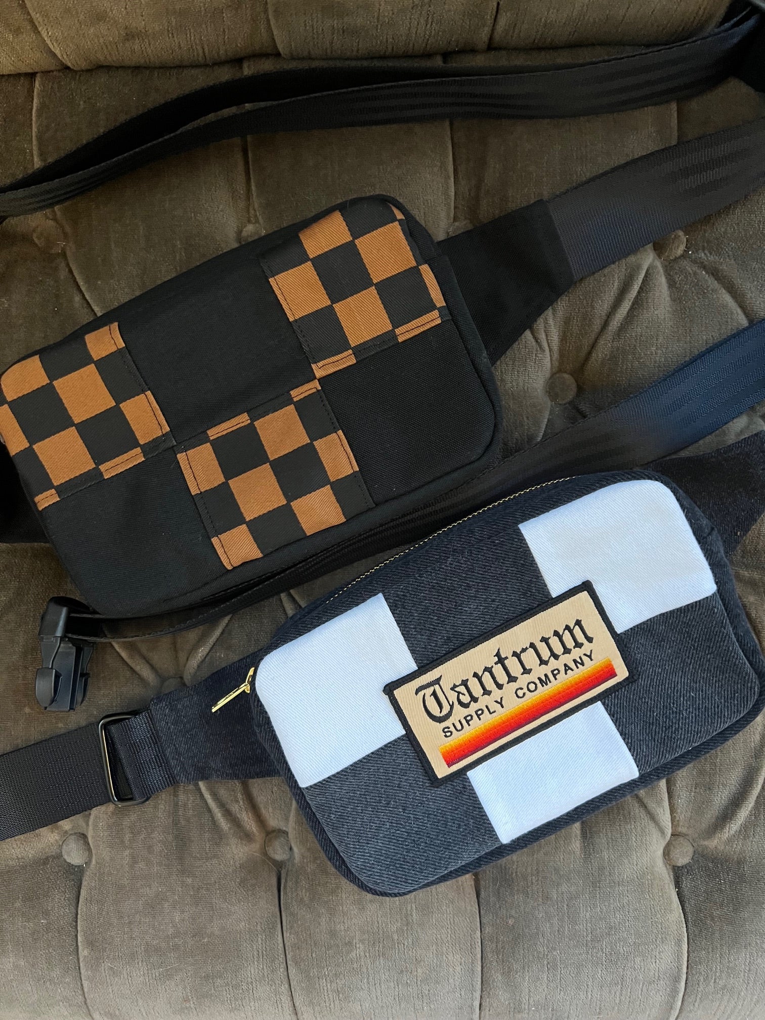 Square Fanny packs