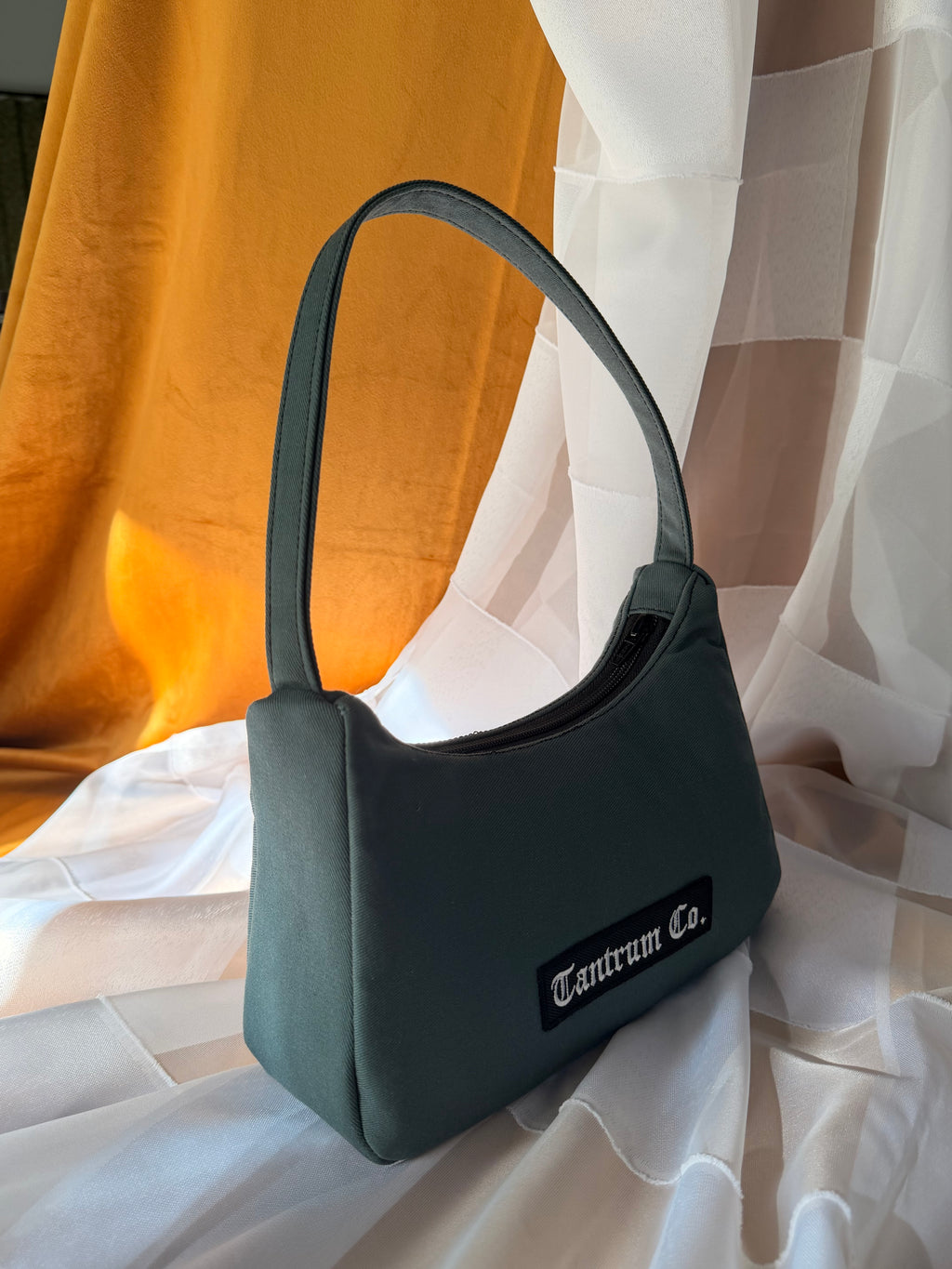 Teal Tantrum shoulder Bag