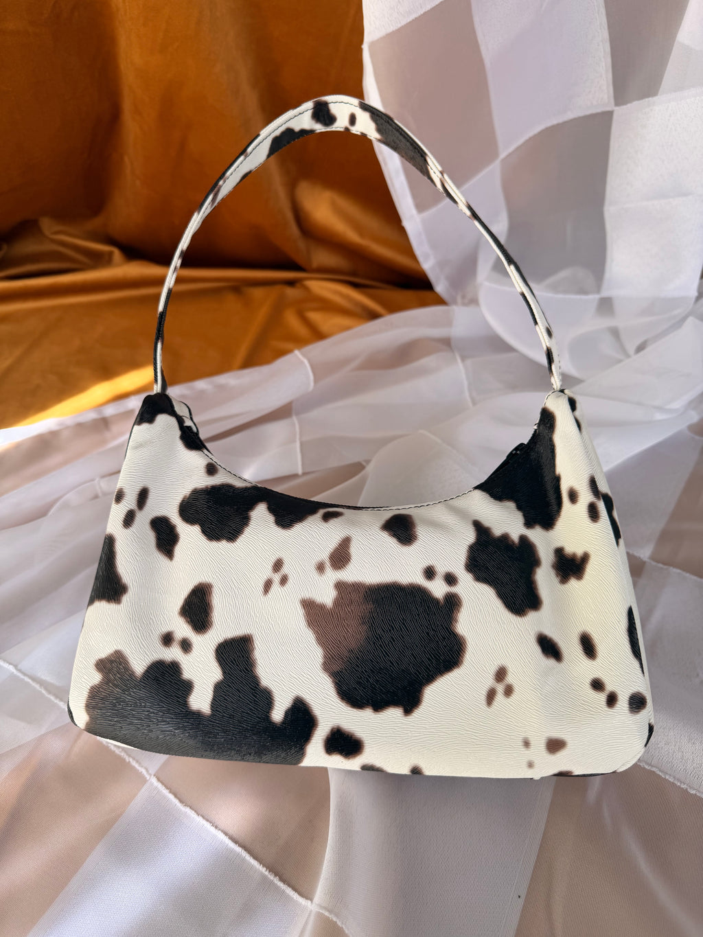 Faux Leather Cow Hide