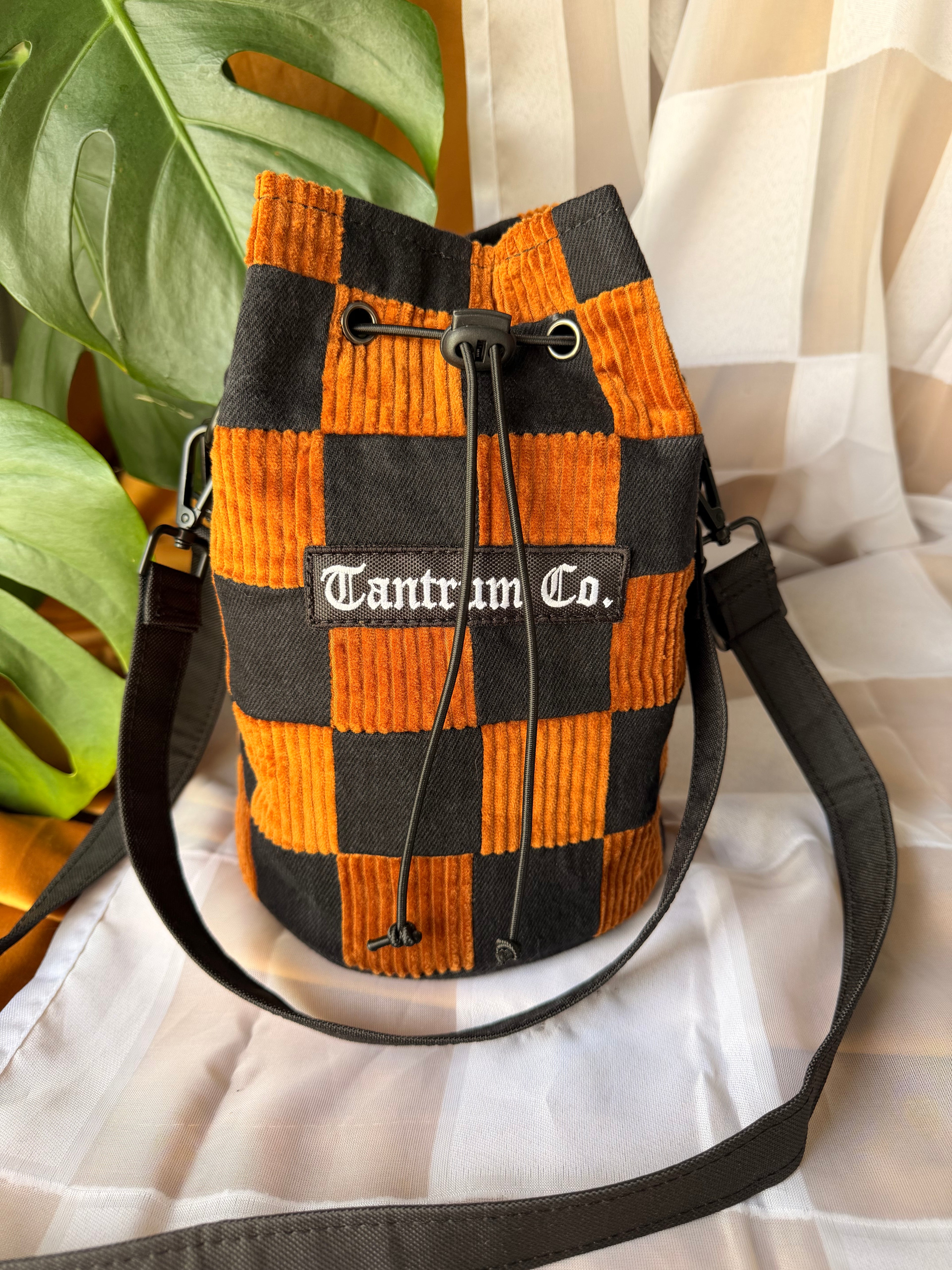 Burnt Orange Checkered