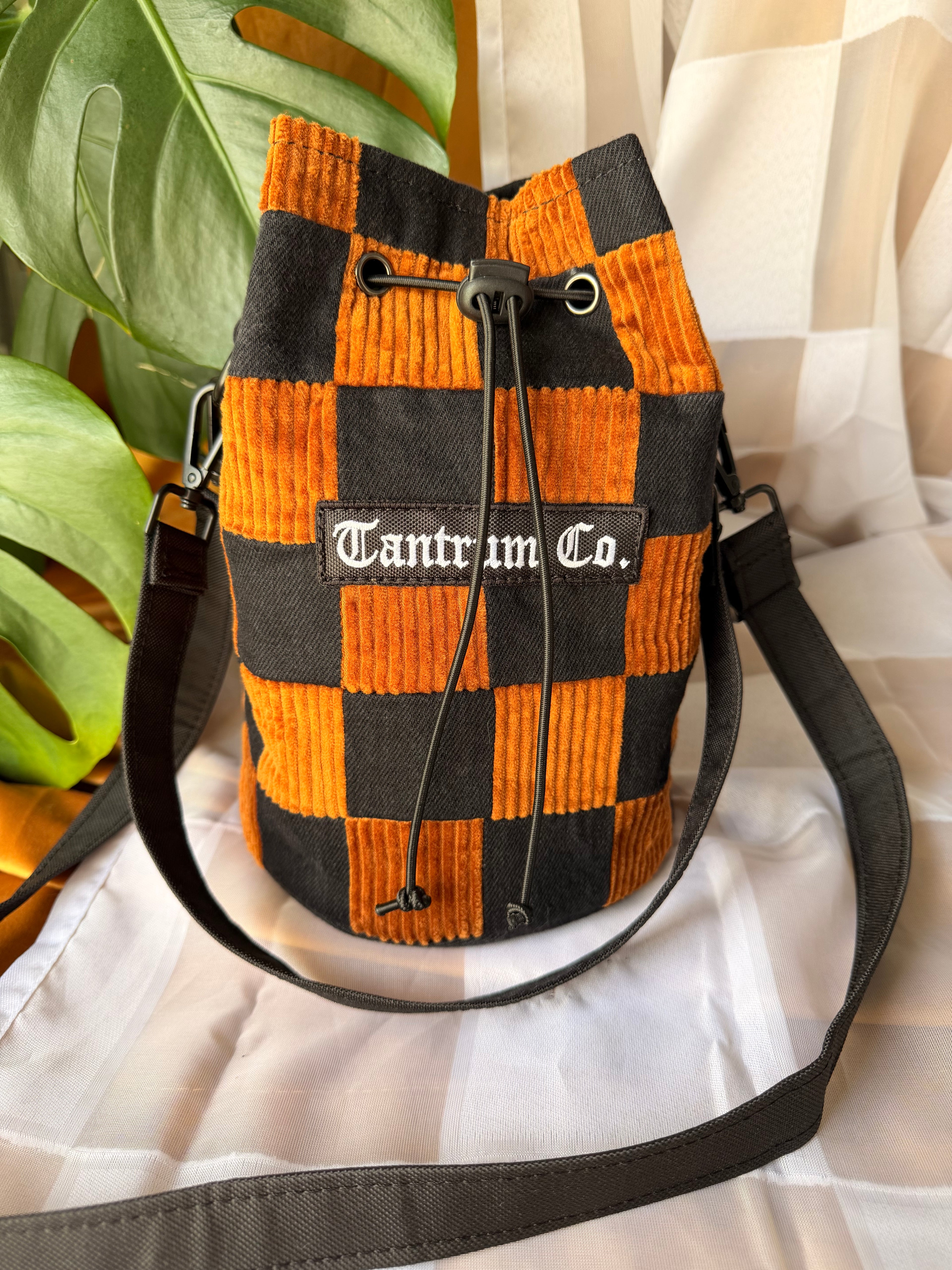 Burnt Orange Checkered