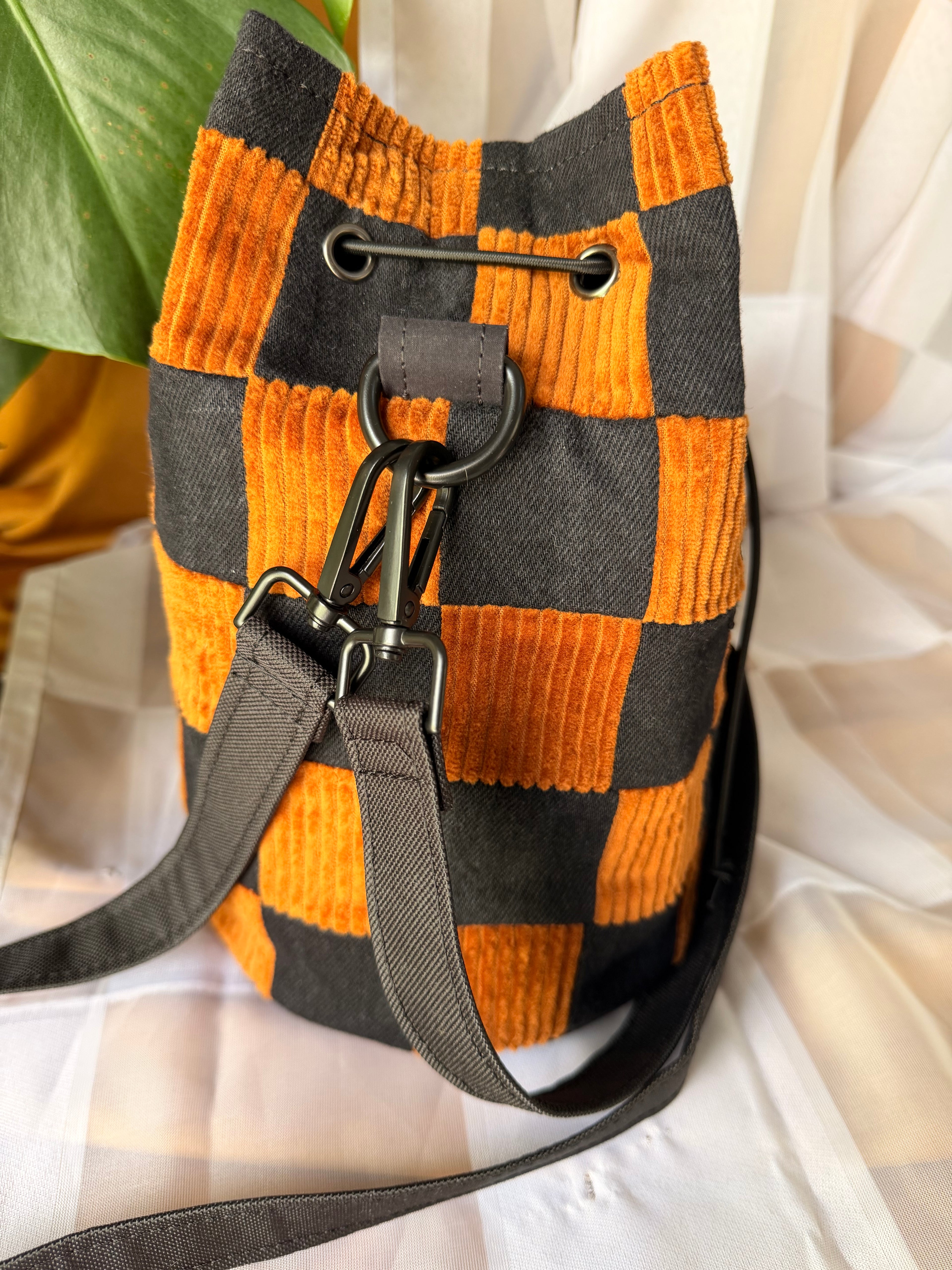 Burnt Orange Checkered