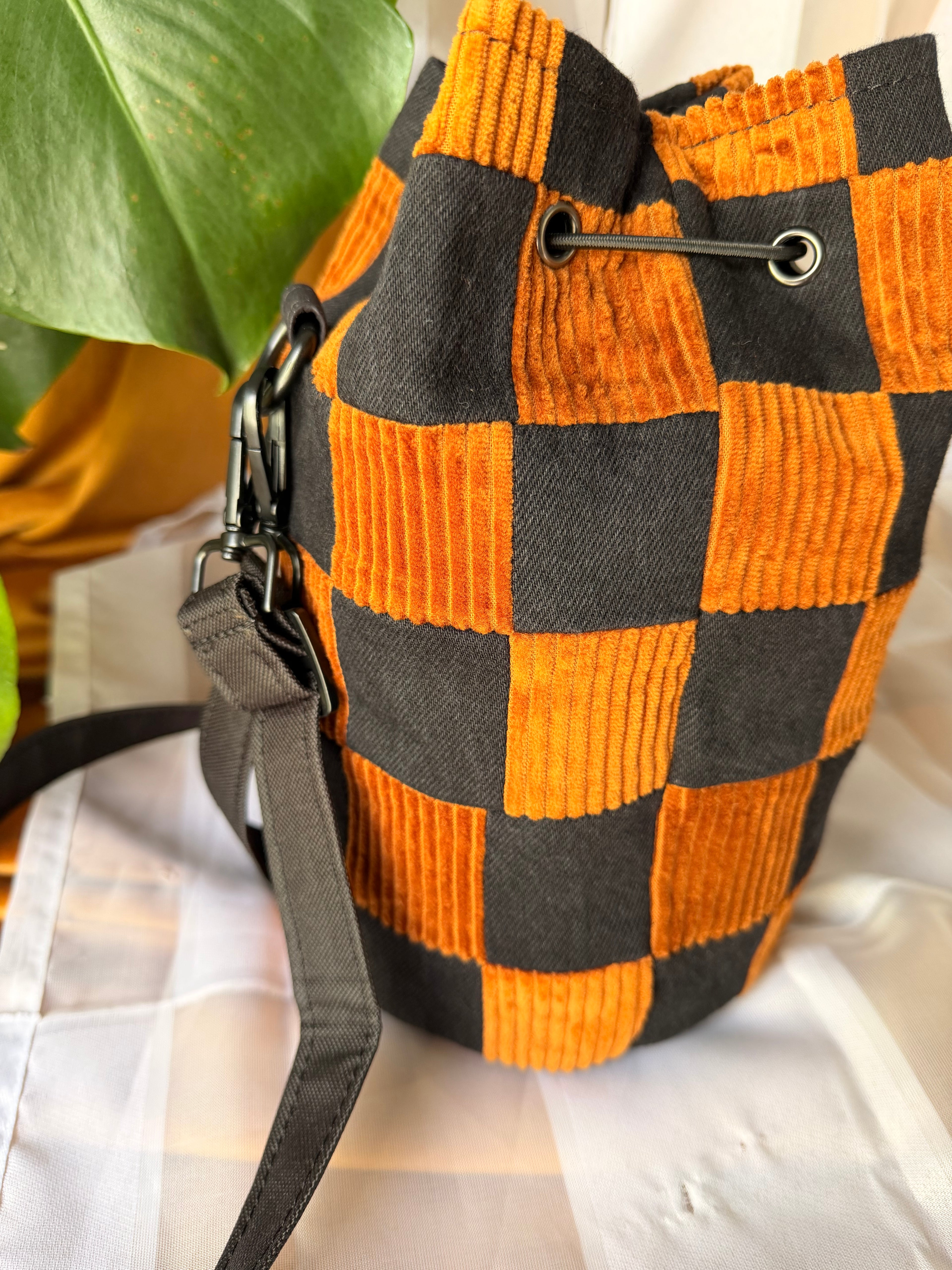 Burnt Orange Checkered