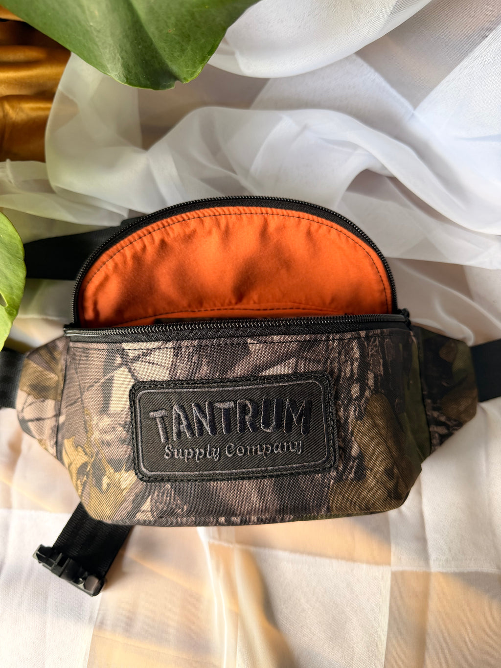 Black Patch Camo Orange Interior