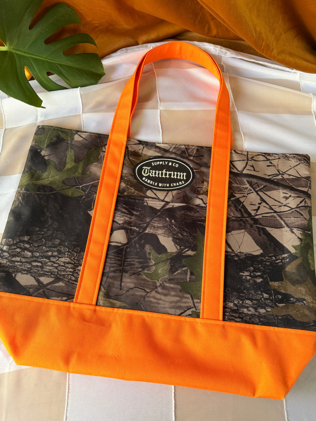 Camo and Orange Waterproof