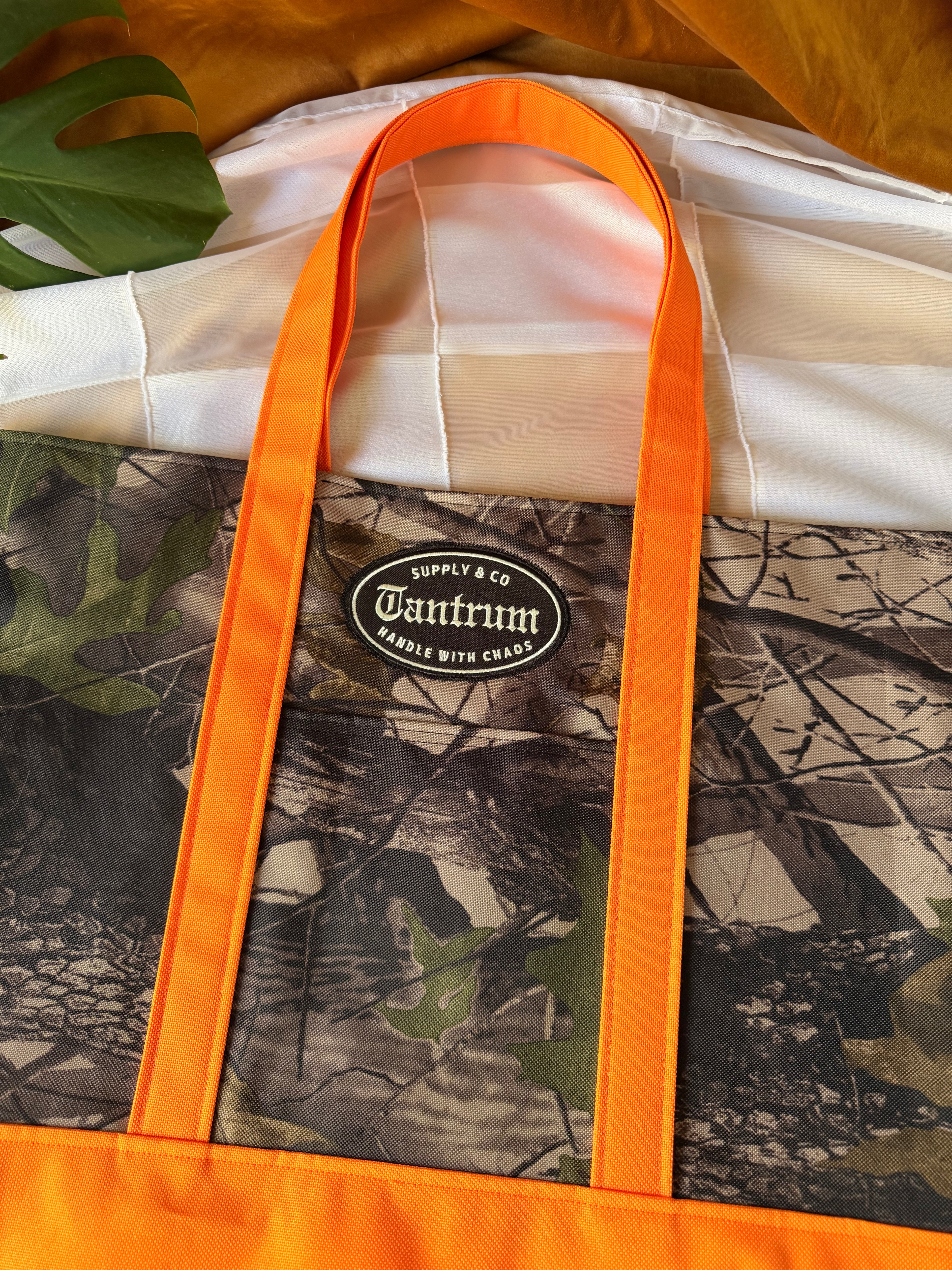 Camo and Orange Waterproof