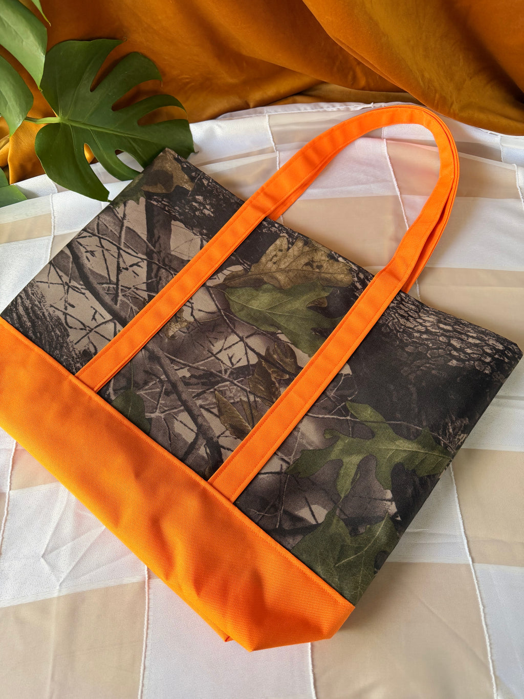 Camo and Orange Waterproof