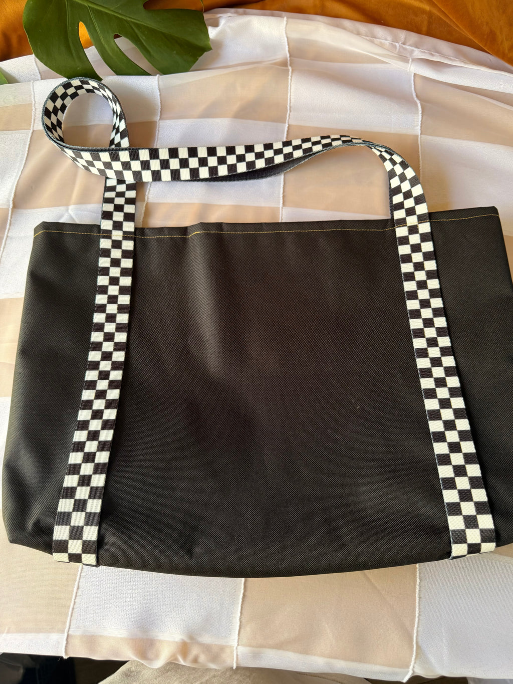 Moto Yellow Checkered