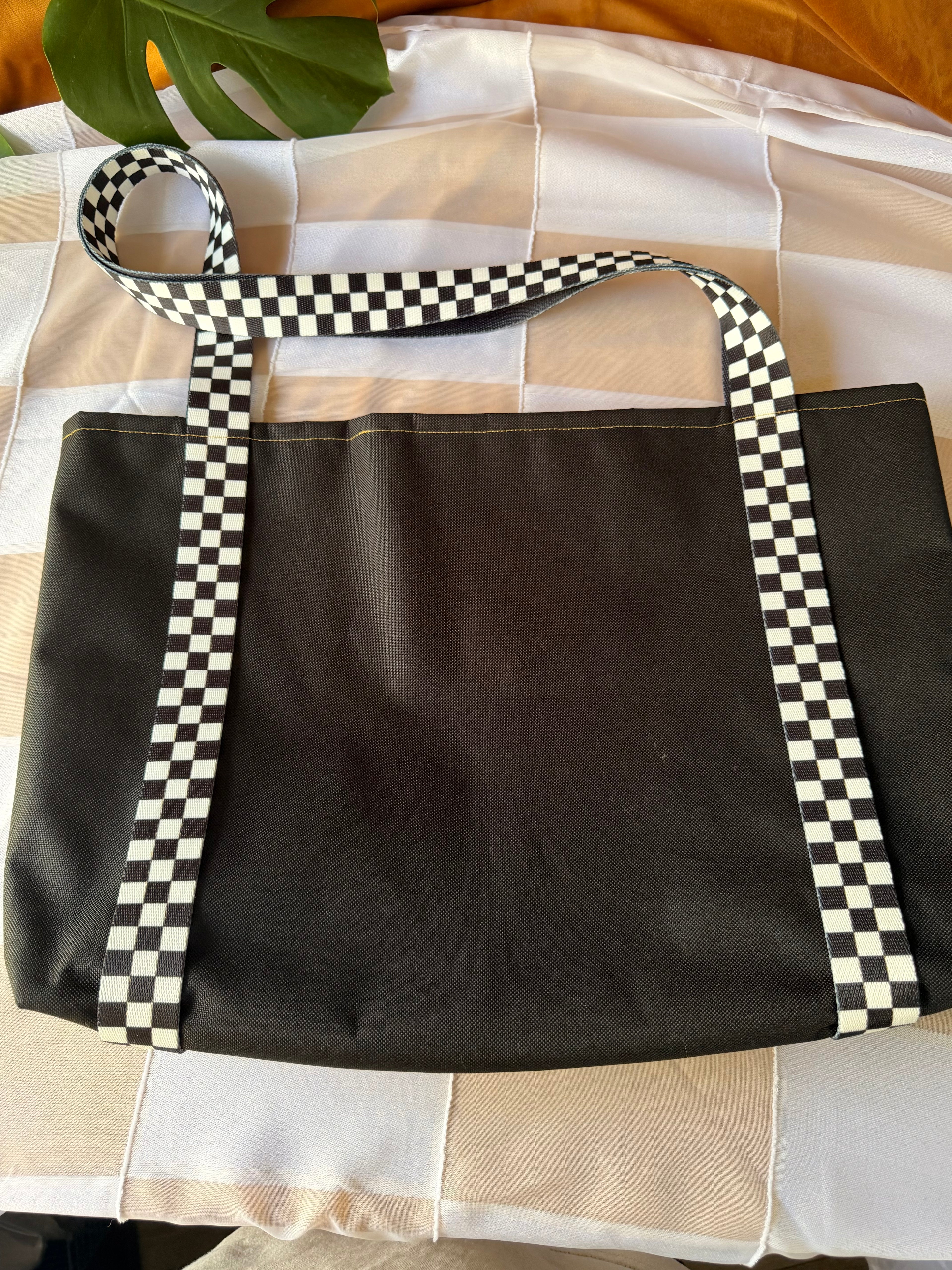 Moto Yellow Checkered