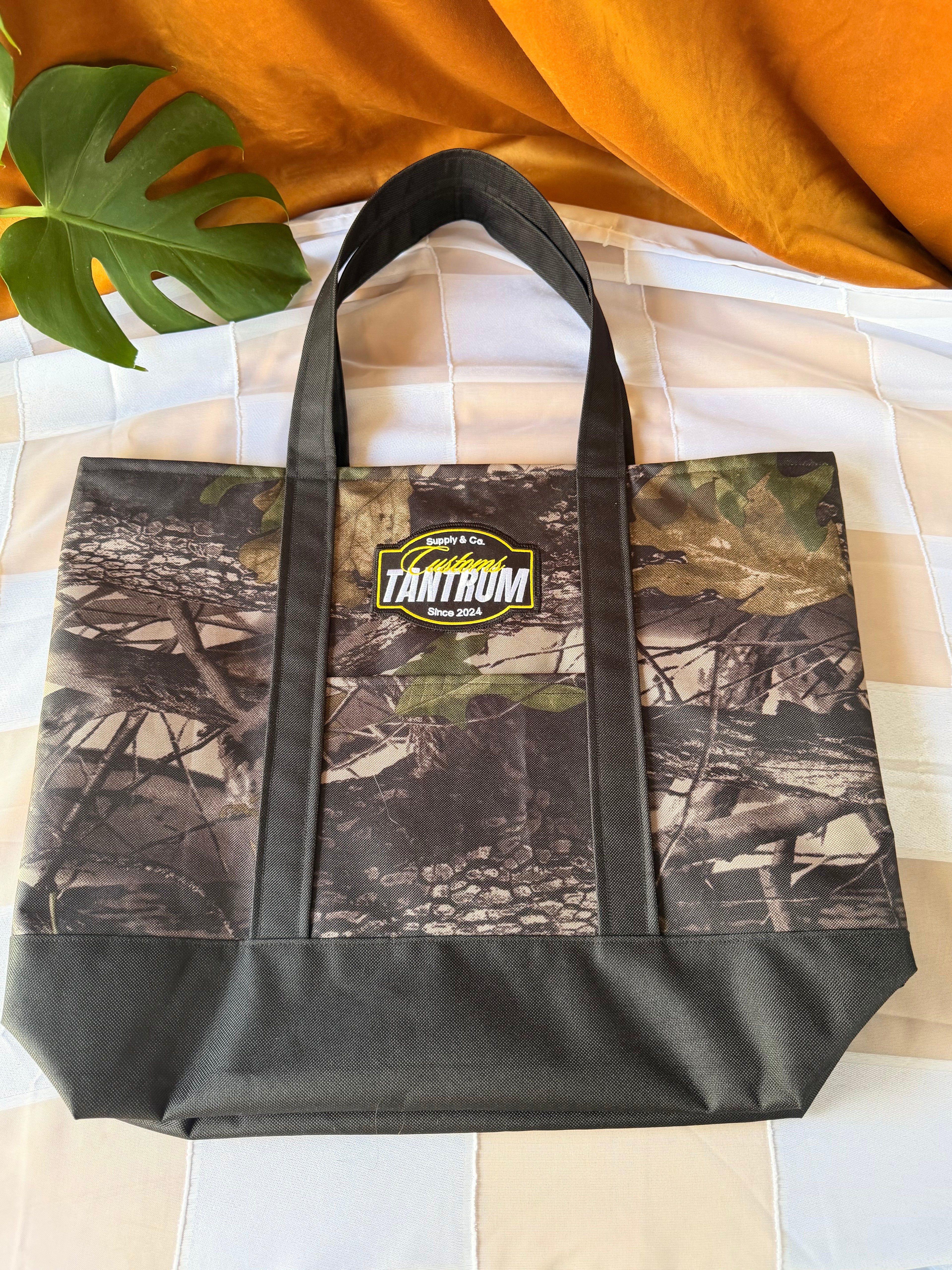 Camo and Black Vintage Patch