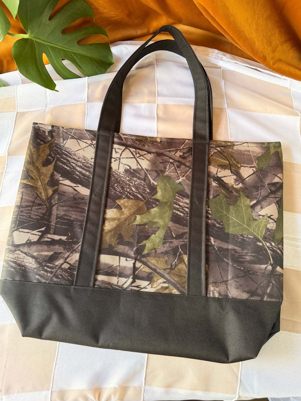 Camo and Black Vintage Patch