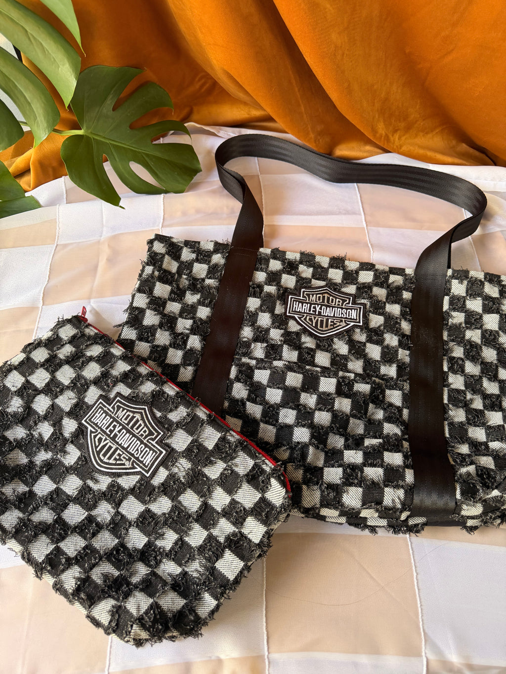 Black and Grey Checkered set