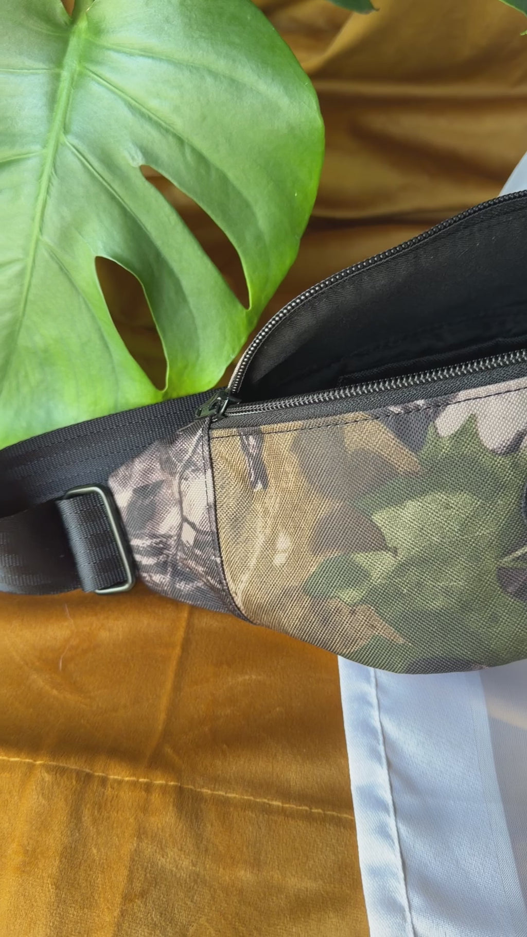 Black Old English Patch Camo